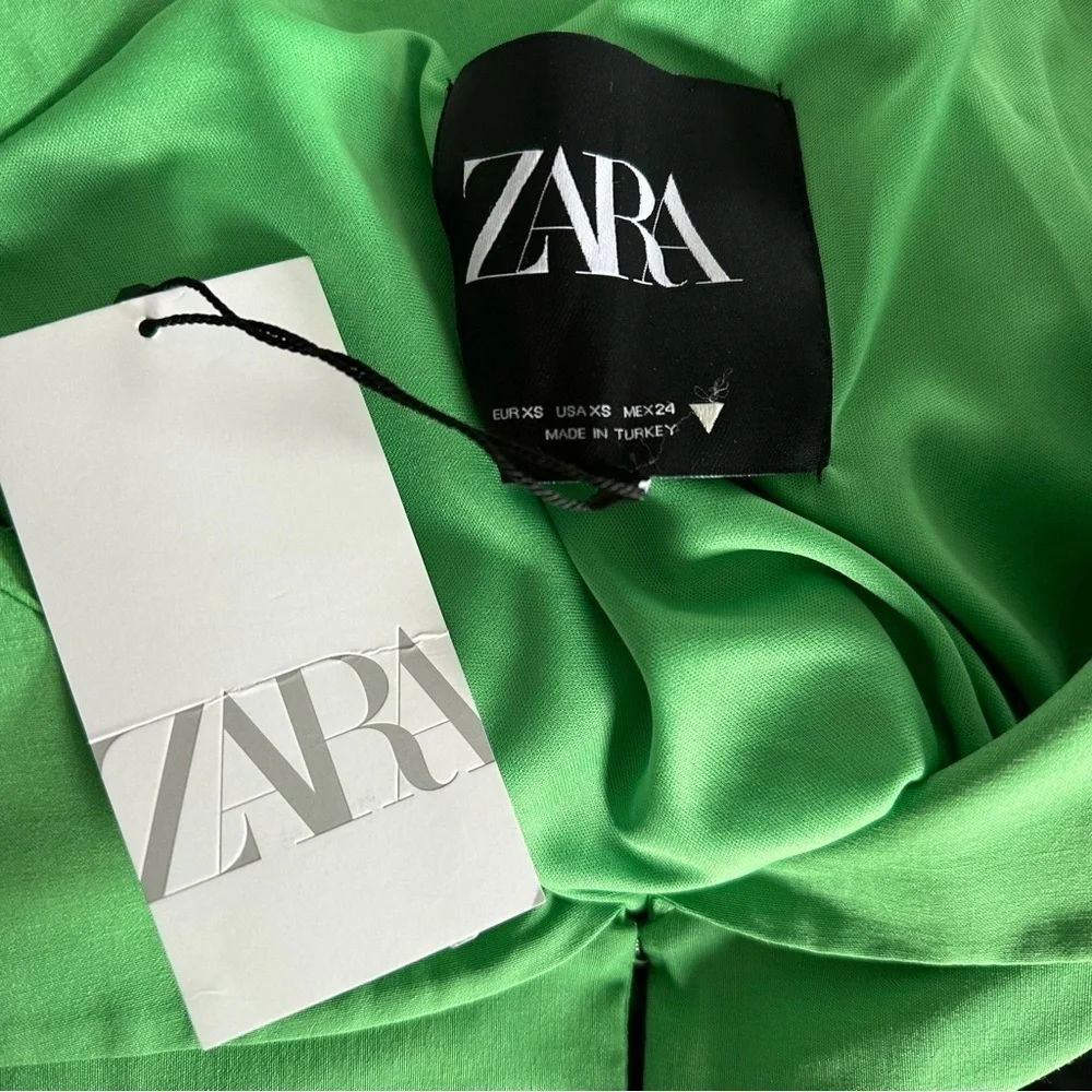 ZARA FITTED CROP BLAZER - Picture 16 of 16